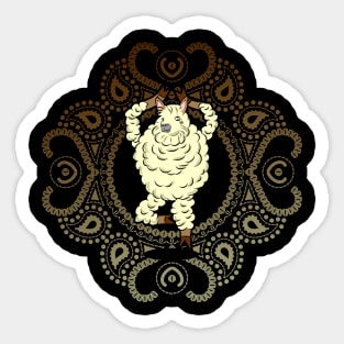 'Alpaca Llama Yoga' Awesome Yoga Workout Gift Sticker